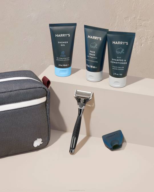 NZ Harry's Shave & Shower Travel Kit 2VDJ12
